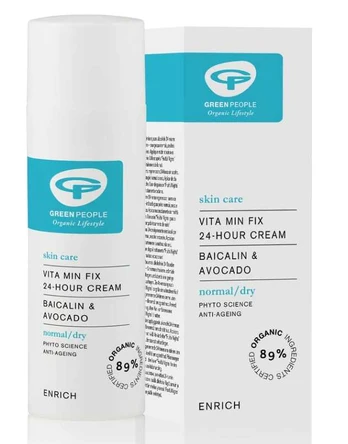 Veido kremas "Vita Min Fix" Žalias PEOPLE, 50 ml