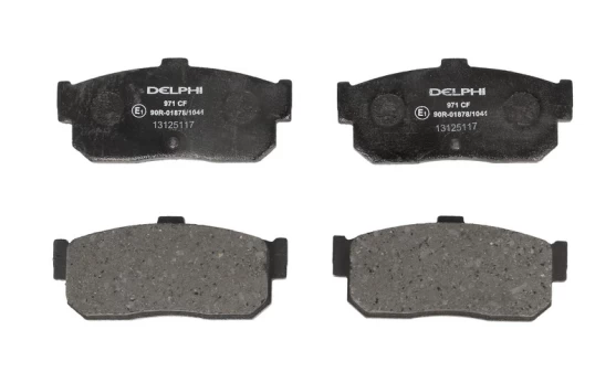 DELPHI LP0971 Brake pad set