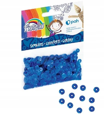 Fiorello Mėlyni Konfeti Cekinai - 14g