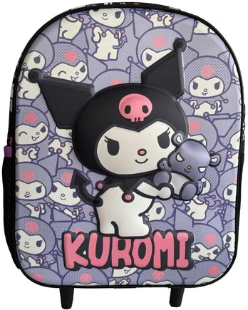 Kelioninis Manenti Hello Kitty Kuromi 3D trolley 32cm