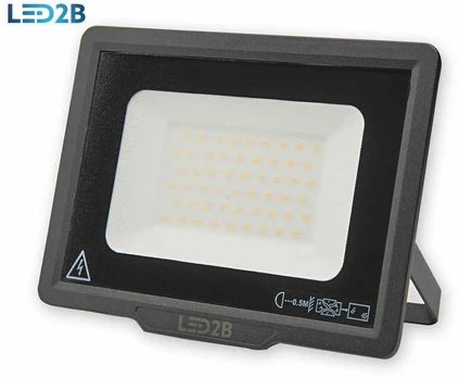 50W LED prožektorius MH, juodas, 4000K