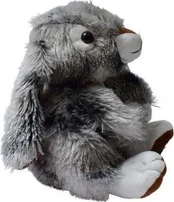 Minkštas pliušinis zuikis 24cm, sėdintis
