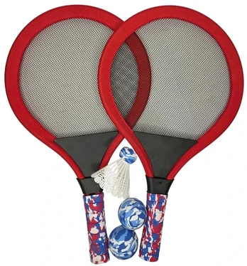 Badmintono raketės 2vnt su priedais