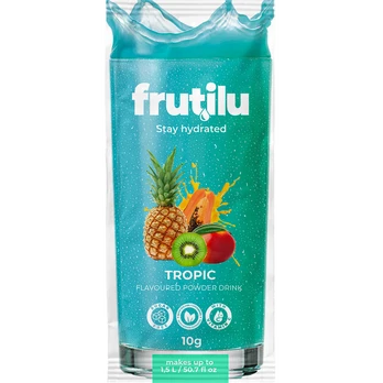 Frutilu becukris gėrimas tropinių vaisių skonio