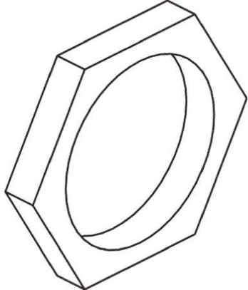 CUBIC Møtrikstykke for lås