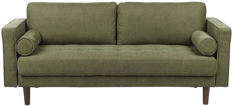 Beliani Trivietė sofa NURMO, tamsiai žalia