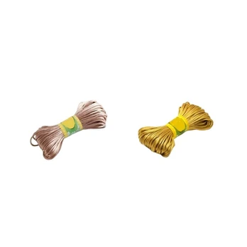 Poliesterio virvė, Khaki + Earthy Yellow