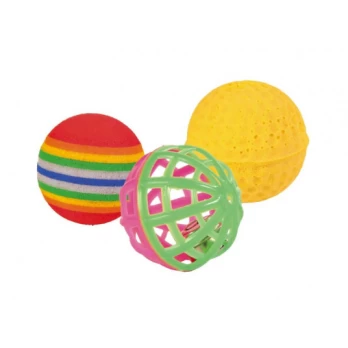 Žaislas katėms Kamuoliukai 3vnt, 3.5-4cm,