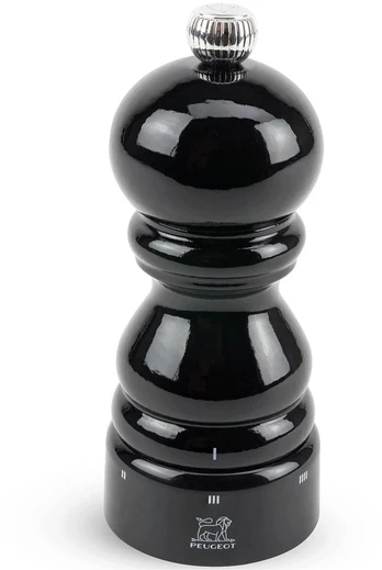 Peugeot Salt mill, 12 cm, juodas lacquer, uSelect, Paris