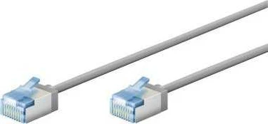 Goobay Kabelis LAN Patchcord CAT 6A EXTRA FLEX pilka 0.25m