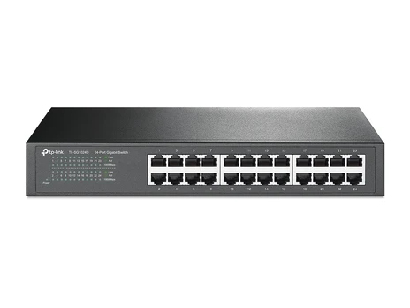 TP-LINK Switch TL-SG1024D Unmanaged, Rack Mountable, 1 Gbps (RJ-45) ports quantity 24