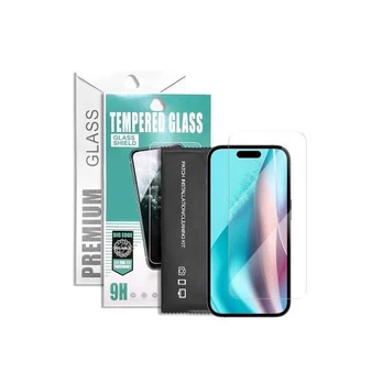 Wocco Tempered Glass Premium Screen Protector for Apple iPhone 15 Pro