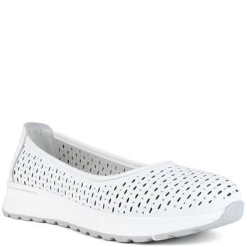 SUPER COMFORT Balerinos moterims, Balta, Ballerinas