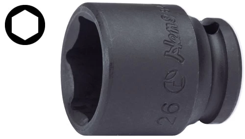 Galvutė šešiakampė 1/2" 28 mm