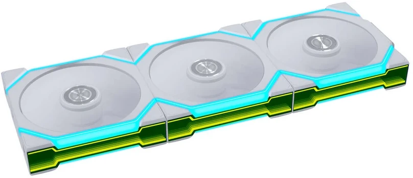 Lian Li UNI FAN SL FLEX Wireless ARGB 3er-Pack baltas | Gehäuselüfter