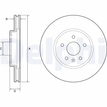 DELPHI BG4783C Brake Disc