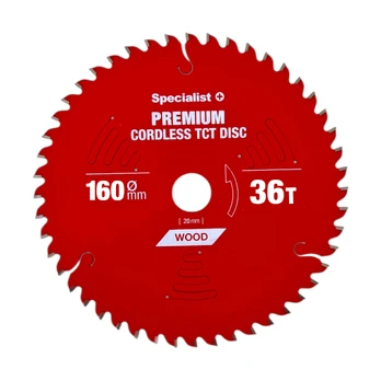 SPECIALIST+ pjovimo diskas Cordless 160x36Tx20mm