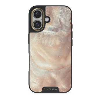 Serene Sunset - Chic iPhone 16 Case, Elite Dark (MagSafe) / Gold