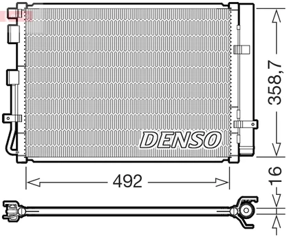 Kondensatorius, oro kondicionierius DENSO DCN41035