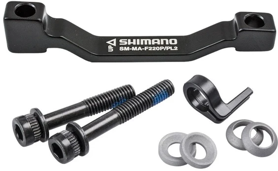 SHIMANO adapter for disc brakes. SM-MAF220P/PL2 220 mm P/PL2 type front