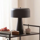 Stalinė lempa „PENTO“, juoda, aukštis 35 cm, metalinė, E27