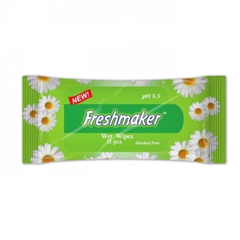 FRESHMAKER drėgnos servetėlės (15 vnt.)