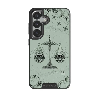 Libra - Samsung Galaxy S25 Plus Case, Elite Dark (Magnetic) / Silver / Turquoise