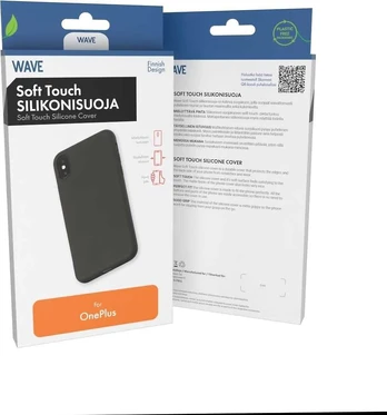 Dėklas Wave Soft Touch Silikonisuoja, OnePlus Nord CE4 Lite, musta