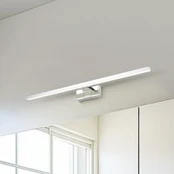 LED sieninis šviestuvas Conettilla, chromo spalvos, plotis 60 cm IP44 CCT