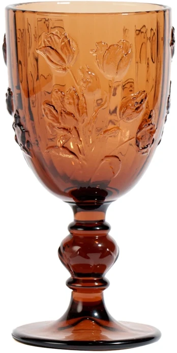 Vyno taurė „GIO MAISON“, aukštis 16,6 cm, ruda