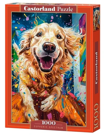 Puzzles 1000 elements Happy Dog Euphoric Spectrum