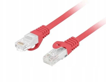 Patch cord | RJ45 plug,both sides | U/UTP | 6 | stranded | Cu | LSZH | red