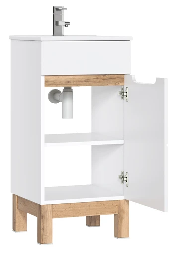 Vonios spintelė COMAD BALI WHITE 823 -40 CM FSC, balta