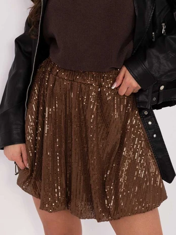 Italy Moda Spódnica-MI-SD-271360.74-ruda