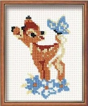 RIOLIS - Create It Yourself - Siuvinėjimo rinkinys „Bembis“ 210 (13x16 cm)