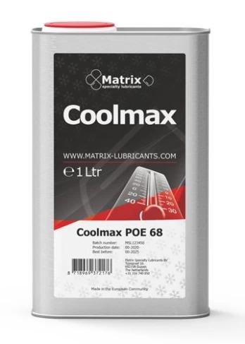 Refrigerant oil MATRIX LUBRICANTS COOLMAX POE 68 1L