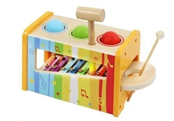 Muzikinis medinis žaislas 2in1