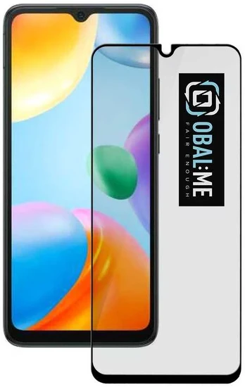 OBAL:ME 5D Glass Screen Protector for Xiaomi Redmi 10C Juodas