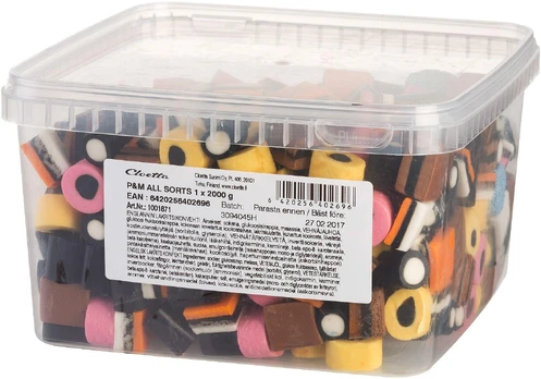 Cloetta Allsorts greitai paruošiamas saldainis, 2kg