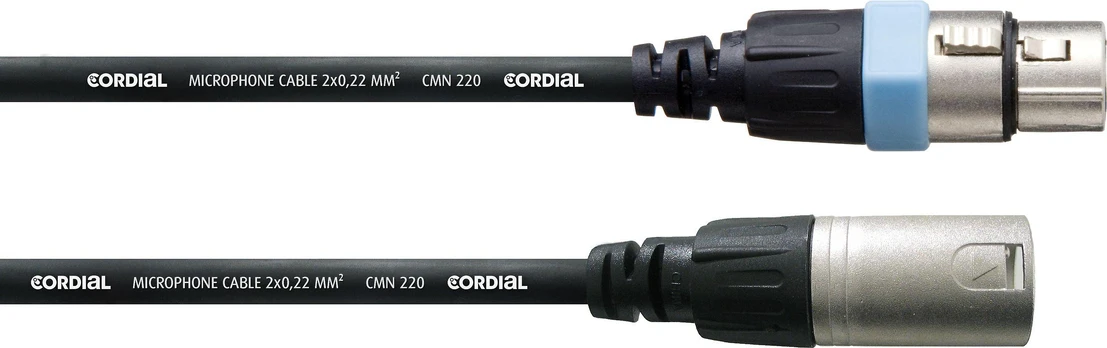 Cordial Fair Line -XLR - XLR mikrofono laidas, 1 m