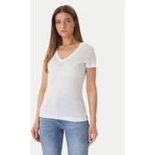 Guess Marškinėliai W5GP31 KCSX2 Balta Classic Fit