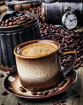 Deimantinis paveikslas Coffee Break WD044 38*48 cm