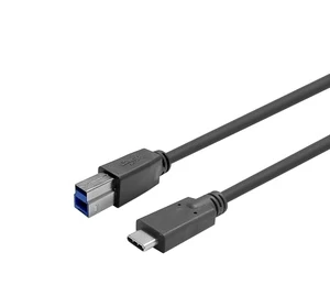 Kabelis Vivolink USB Type-C, USB-B, 5 m, juoda