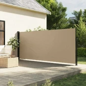 Ištraukiama šoninė markizė, smėlio spalvos, 160x500cm kaina