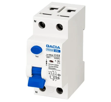 PR8NM 2P 25A 30mA A 6kA residual current circuit breakers
