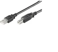 USB kabelis MicroConnect USB-A - USB-B 5 m Juodas (USBAB5B)