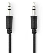 Nedis CAGL22005BK10 kabelis audio 1 m 3.5mm Juodas
