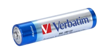 Batterie AAA Verbatim Alkalibatterie 4 PACK extern retail kaina