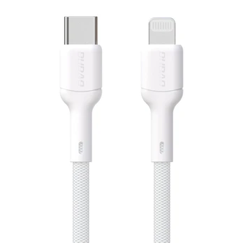 USB kabelis Dudao L9X USB-C to Lightning 30W 2.0m baltas