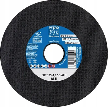 Pferd pjovimo diskas aliuminiui 115x1mm, tiesus